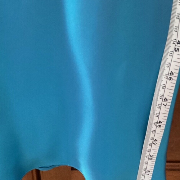 Beautiful Fiesta Gown, Blue, Medium - Picture 6 of 15